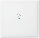 ABB Basic 55 Альпийский белый Клавиша одинарная free@home, светорегулятор