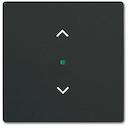 Сенсорная клавиша для информационной шины цвет черный матовая ABB Free@home домофоны