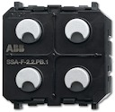 ABB Zenit SSA-F-2.2.PB.1 Сенсор 2-клавишный/релейный активатор 2-канальный free@home