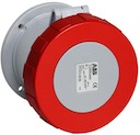 Розетка панельная с прямым унифицированным фланцем 3125RU6W LP, 125A, 3P+E, IP67, 6ч