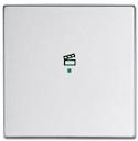 ABB Future SRS-1-83 Клавиша одинарная free@home, сцена, серебристый алюминий