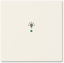 ABB Basic 55 Шале (бел) Клавиша одинарная free@home, освещение