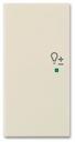 ABB Basic 55 Слоновая кость Клавиша двойная левая free@home, светорегулятор