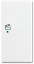ABB Basic 55 Альпийский белый Клавиша двойная правая free@home, сцена