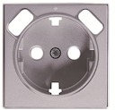 Накладка для розетки SCHUKO с 2хUSB ЗУ, арт.8188.3, серия SKY, цвет серебряный