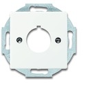 ABB Future Плата центральная с суппортом для командно-сигнальных приборов D=22.5 мм, белый бархат