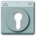 Накладка для механизма 2712/2713 USL, 2722/2723 USL, 2733 USL, поле для надписи, Future/Axcent/Carat/Династия, серебр. алюм.