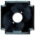 ABB 1714 Цоколь для монтажной коробки скрытой установки 1705 U-101, для разъема XLR серии D