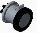 Розетка панельная с прямым унифицированным фланцем 4125RU5W, 125A, 3P+N+E, IP67, 5ч