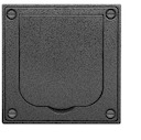 ABB 1705 U-101 Корпус для скрытой установки, IP41, откидная крышка из алюминия, 2 ввода M20