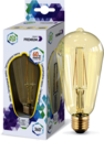 Лампа светодиодная LED-ST64-PRM 6Вт 230В Е27 3000К 540Лм золотистая ASD