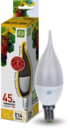 Лампа светодиодная LED-СВЕЧА НА ВЕТРУ-standard 5Вт 230В Е14 3000К 450Лм ASD