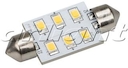 Автолампа ARL-F37-6E White (10-30V, 6 LED 2835)