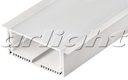 Профиль с экраном SL-LINIA88-F-2500 WHITE+OPAL
