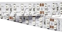 Лента RT 2-5000 24V Blue 2X2 (3528, 1200 LED, LUX)