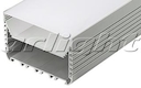 Профиль с экраном ALU-POWER-W8070-2000 ANOD+FROST