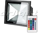 Светодиодный прожектор AR-FLB-30W-220V RGB (IR ПДУ Карта 24кн)