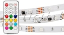 Лента SPI-5000-IR21B 12V RGB (5060,150 LED x3,1804, ПДУ)