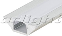 Профиль с экраном ALU-CORNER-2000 ANOD+FROST