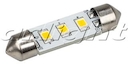 Автолампа ARL-F37-3E Warm White (10-30V, 3 LED 2835)