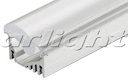 Профиль с экраном ALU-ASYMETRIC-2000 ANOD+FROST LENS