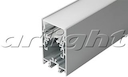Профиль с экраном S2-LINE-4067-2500 ANOD+OPAL