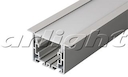 Профиль с экраном S2-LINIA55-F-2500 ANOD+OPAL