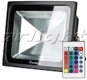 Светодиодный прожектор AR-FLB-50W-220V RGB (IR ПДУ Карта 24кн)