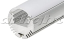 Профиль с экраном ALU-ROUND-2000 ANOD+FROST