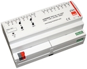 Релейный актуатор KNX, 16-канальный, выход 230В~ /10А, емкостная нагрузка до 21 мкФ, на DIN рейку, 8TE / IP20 / белый