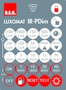Пульт управления  PD1-, PD2-, PD4-, PD5-, PD9-M-DIM, PD4-M-DUO-DIM, в комплекте настенный держатель / серый
