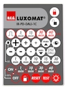 Пульт управления  PD2-M-DALI/DSI-1C, PD4-M-DALI/DSI-1C, PD2-M-DALI/DSI-HVAC, PD4-M-DALI/DSI-HVAC, в комплекте настенный держатель / серый