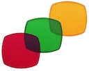 Filter set / red, green, yellow