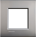 LivingLight Рамка AIR 1 пост, цвет Матовый никель