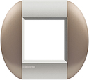 LivingLight Рамка овальная, 1 пост, цвет Бронзовый