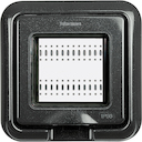 Влагозащитная крышка IP55 Idrobox, серый Living, 2 модуля