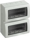 Коробка IP55, 4+4 модуля