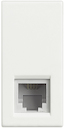 Axolute Розетка Rj 11, категория 3, К10, цвет белый