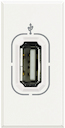 Axolute USB разъем, цвет белый
