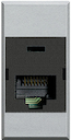 Роз AxoluteRJ45UTP к6 110 алюм