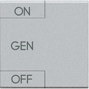 LL Клавиша ON OFF GEN 2 модуля, цвет алюминий