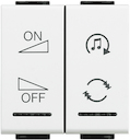 LL Клавиша ON OFF 1 модуль, цвет белый