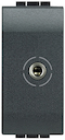 LivingLight Разъем Аудио Jack 3,5 цвет антрацит