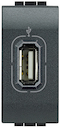 LivingLight Разъем USB, цвет антрацит