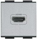 LivingLight Разъем HDMI, цвет алюминий