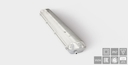 светильник комбинированный BARTON IP67 BS-9511-2x36