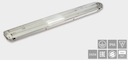 светильник комбинированный ZENIT IP65 BS-9643-2х54 Т5
