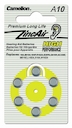 Camelion  ZA10 BL-6  (A10-BP6, бат-ка для слуховых аппаратов, 1.4 V,90mAh)