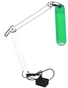 Camelion KD-008С С54 зеленый+серебро (Светильник настольный,230V 11W)
