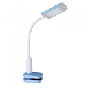 Camelion KD-789  C34 голубой & белый  LED(Свет-к настольный, зажим-струбцина, 7 Вт, 230В, 4000К)